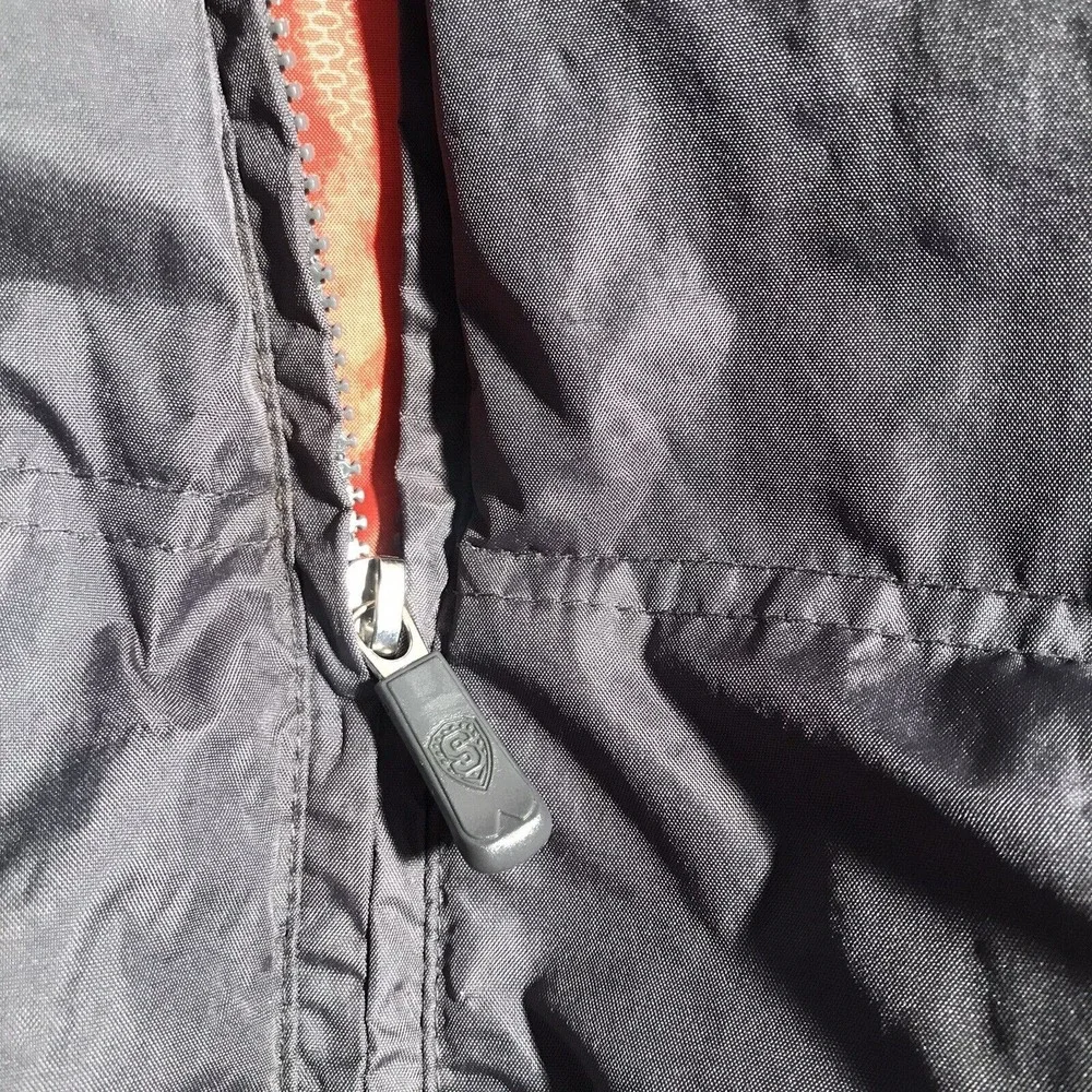 SPORTIER Since 1957 Mens Gray/Orange Puffer Vest Size M Medium